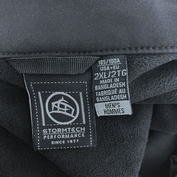 Stormtech Orbiter Softshell Jacket 2XL Black Red Performance Water Repellent - Picture 13 of 15